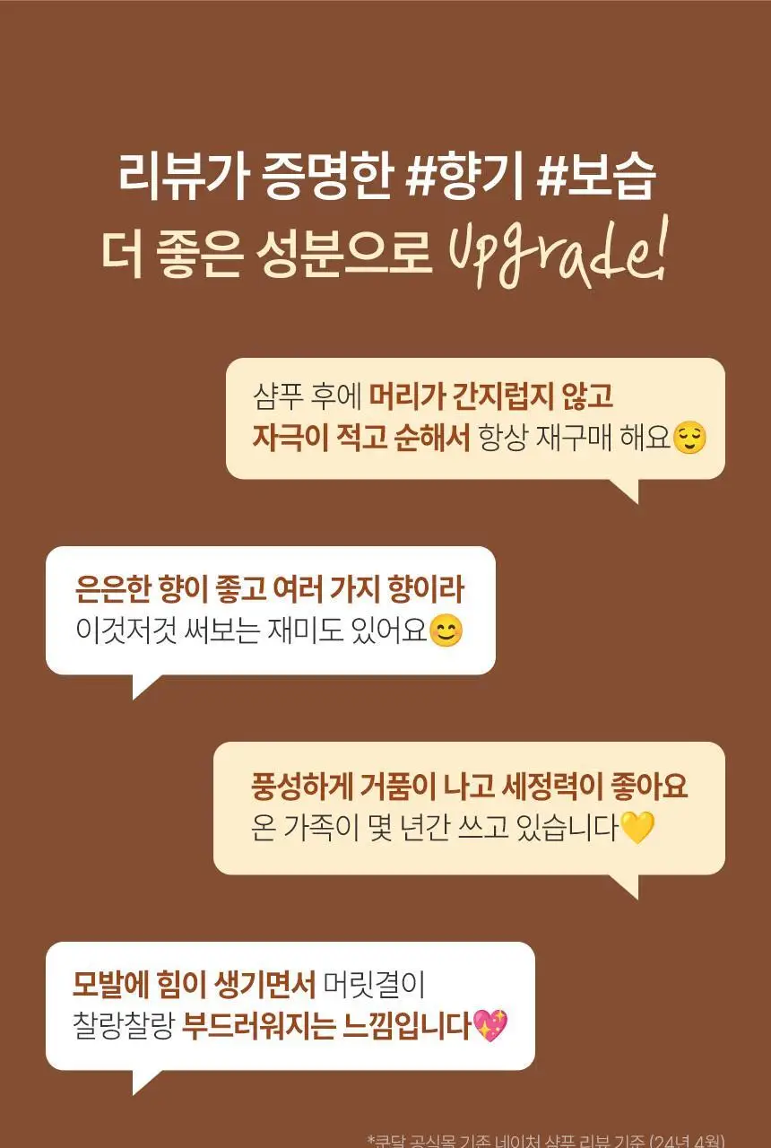 [대용량/두피케어] 쿤달 허니앤마카다미아 네이처샴푸 718ml 3종 택1 상세페이지 7